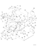 Base Assembly Diagram and Parts List for CH6614H 72620 Bear Cat Chipper Shredder